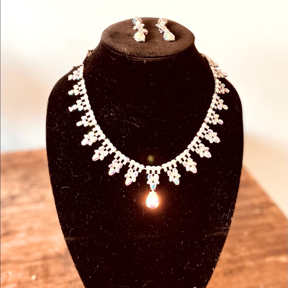 Crystal Bridal Necklace NIB